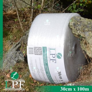 Luftpolsterfolie Breite 30cm x L&auml;nge 100m