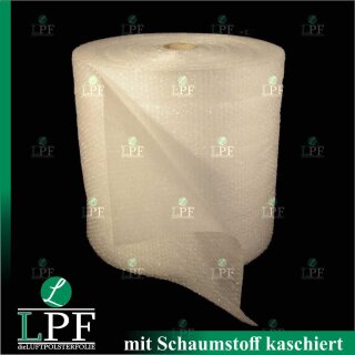 Luftpolsterfolie SCHAUM/SCHAUMSTOFF kaschiert Breite 50cm x L&auml;nge 60m / 80my