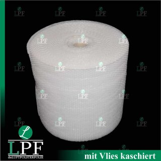 Luftpolsterfolie VLIES / TEXTIL kaschiert Breite 50cm x L&auml;nge 60m / 100my